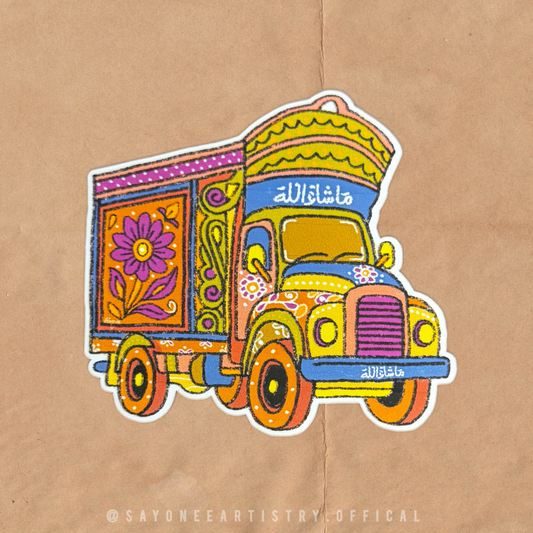 Side View Truck: MashAllah Gul Truck