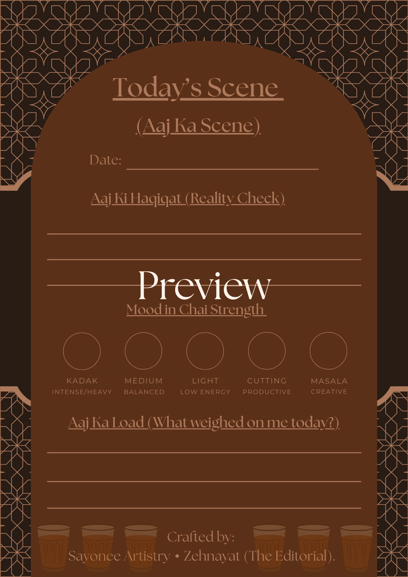 Aaj Ka Scene | A Desi Journal