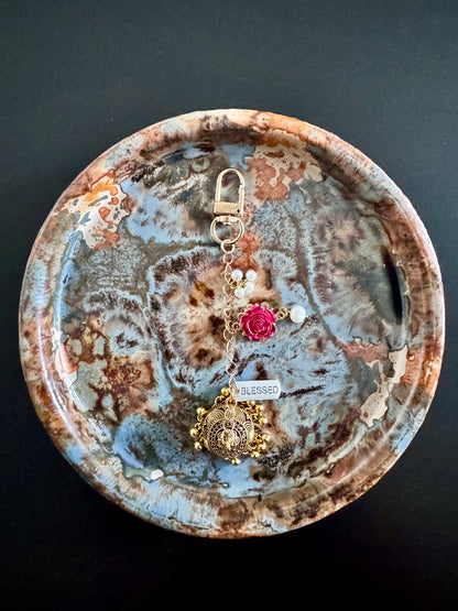 The Golden Jhumka Keyring