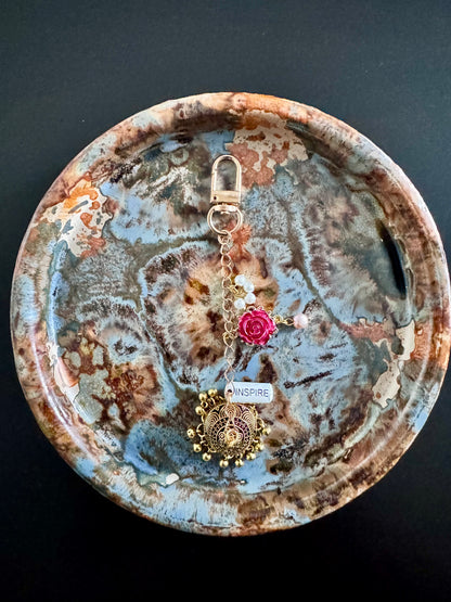 The Golden Jhumka Keyring